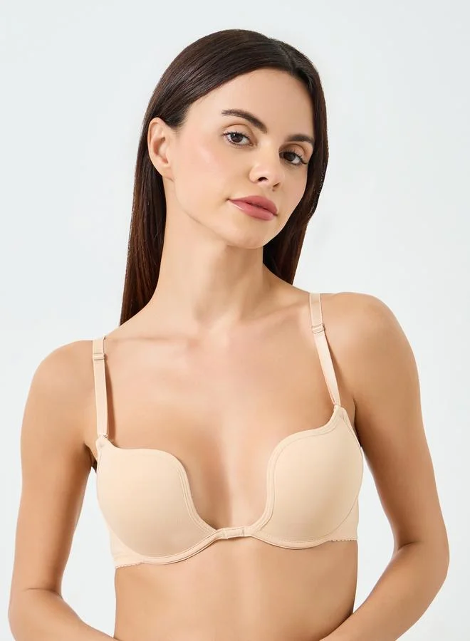 تايك تو حمالة صدر سادة بحشوة وأسلاك